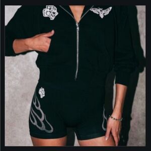 Darc Sport Cropped Zip Hoodie